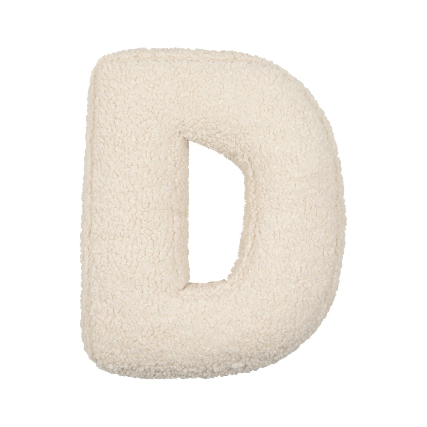 Lambswool Letter Cushion — Decorative Kids' Pillow