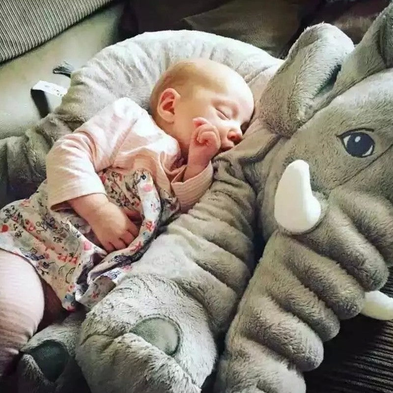 Elephant Plush Pillow — Kids' Nap Cushion