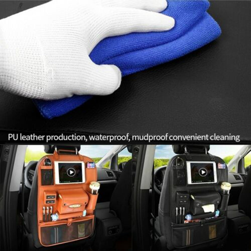 Car Seat Back Organizer with USB Port