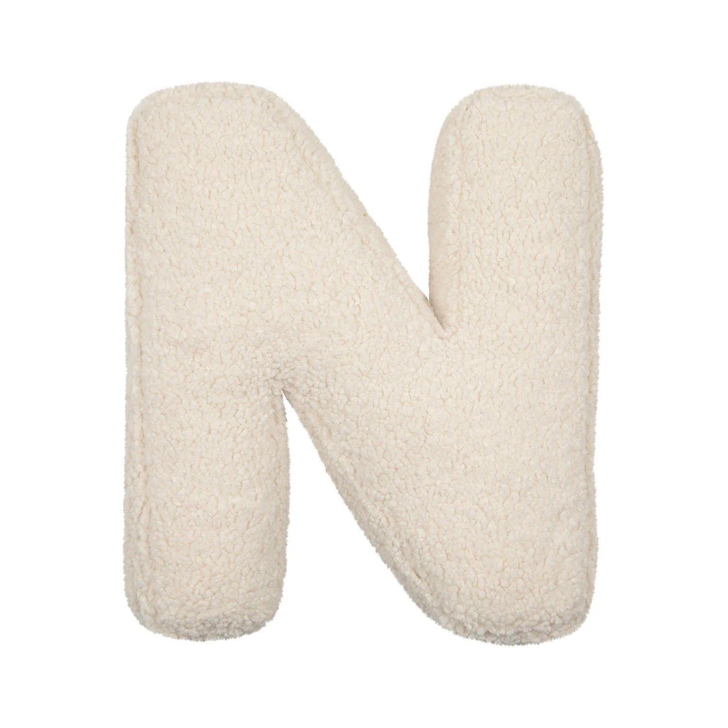Lambswool Letter Cushion — Decorative Kids' Pillow