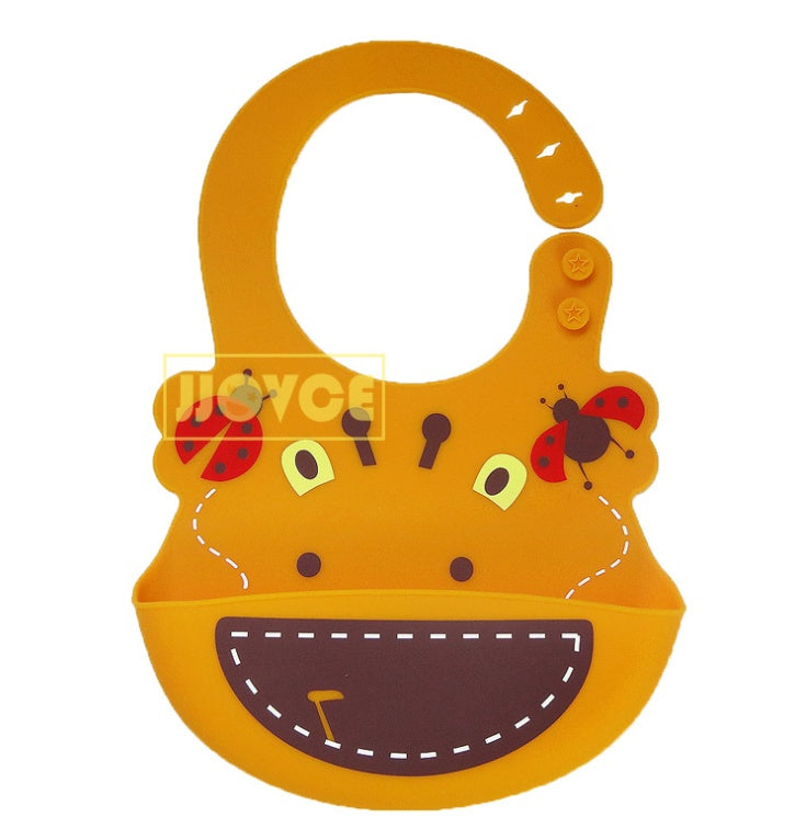 Silicone Baby Bib with Food-Catcher Pocket