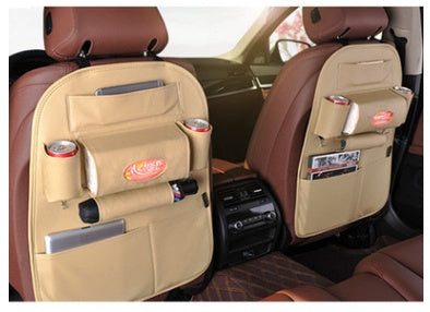 Leather Car Seat Back Organizer