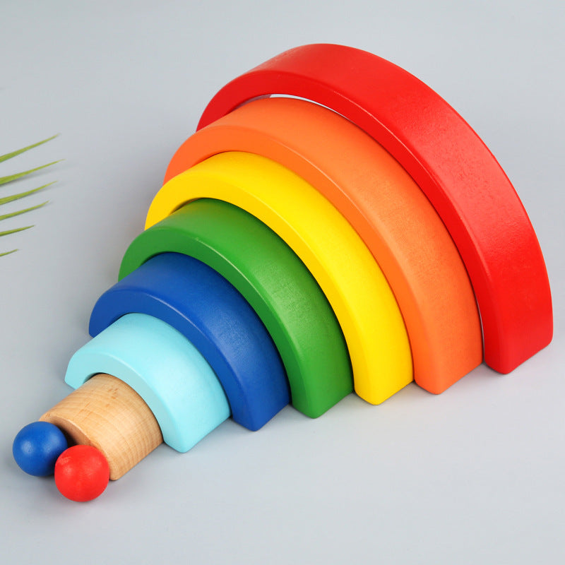 Wooden Building Blocks — Preschool Set