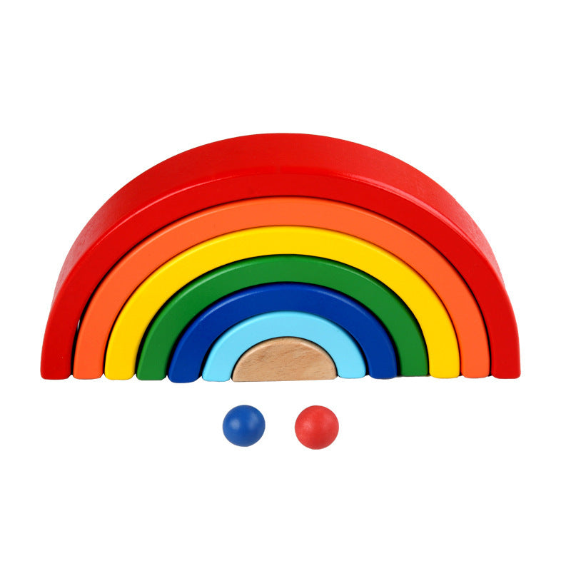Wooden Building Blocks — Preschool Set