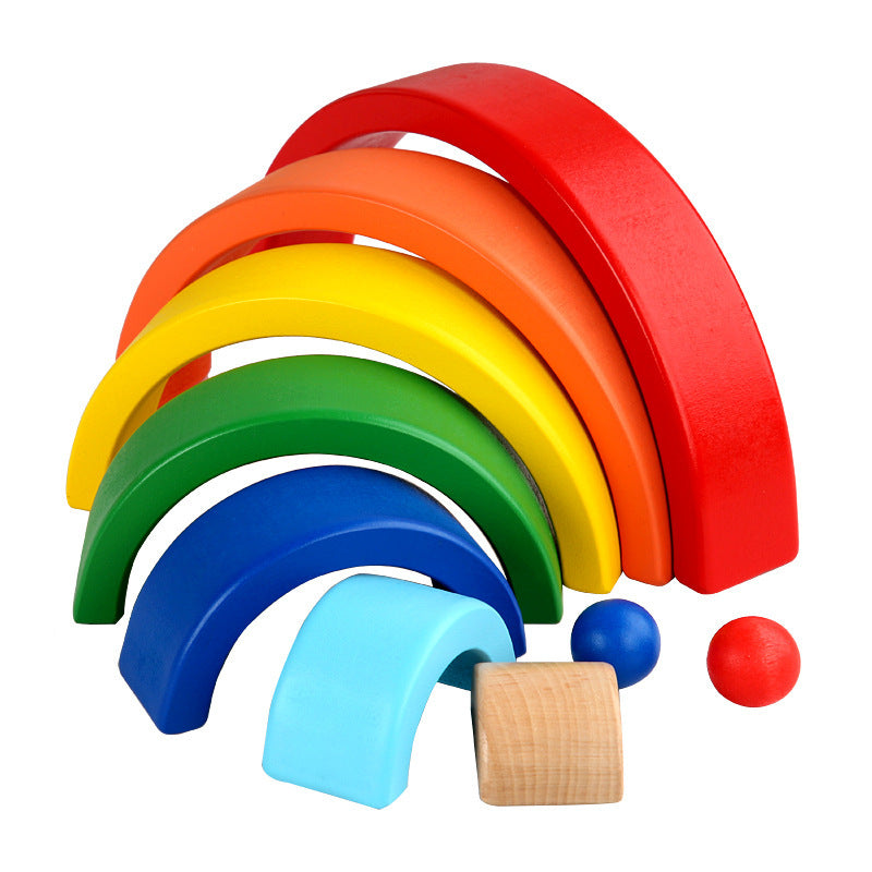 Wooden Building Blocks — Preschool Set