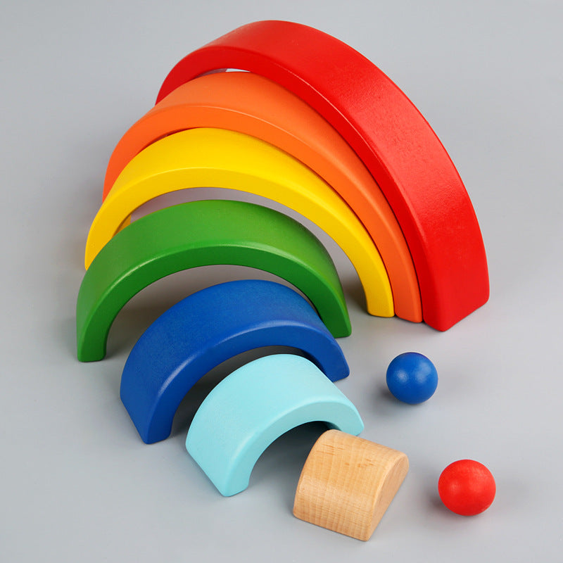 Wooden Building Blocks — Preschool Set