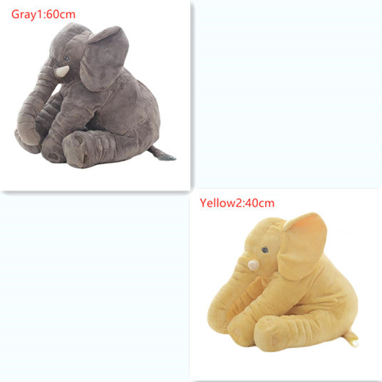 Elephant Plush Pillow — Kids' Nap Cushion
