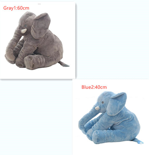 Elephant Plush Pillow — Kids' Nap Cushion