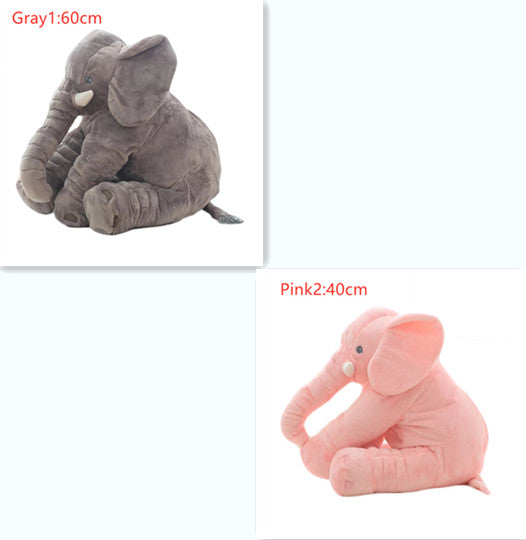 Elephant Plush Pillow — Kids' Nap Cushion