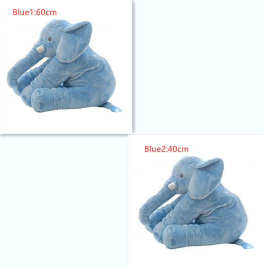 Elephant Plush Pillow — Kids' Nap Cushion