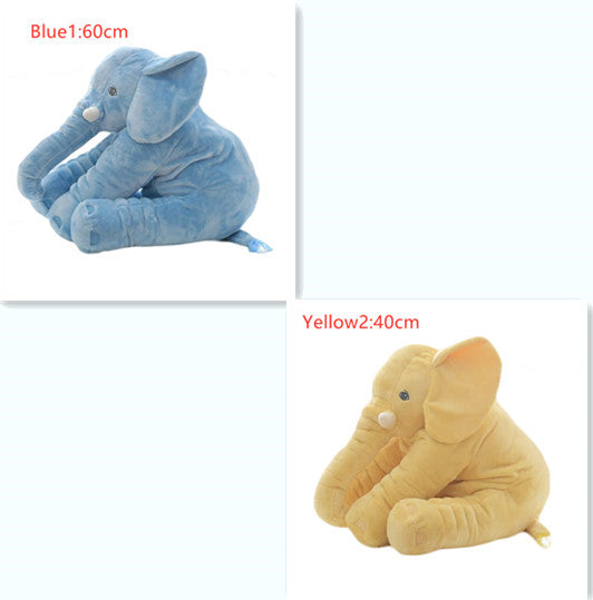 Elephant Plush Pillow — Kids' Nap Cushion