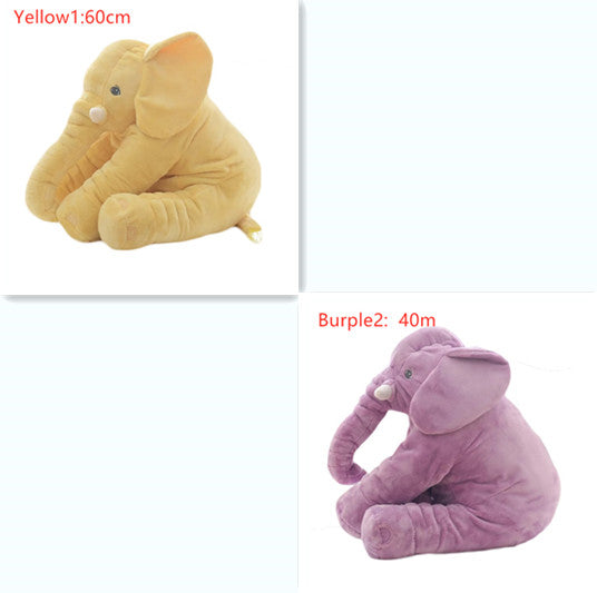 Elephant Plush Pillow — Kids' Nap Cushion