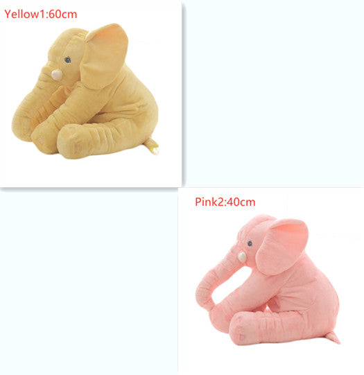 Elephant Plush Pillow — Kids' Nap Cushion