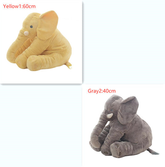 Elephant Plush Pillow — Kids' Nap Cushion