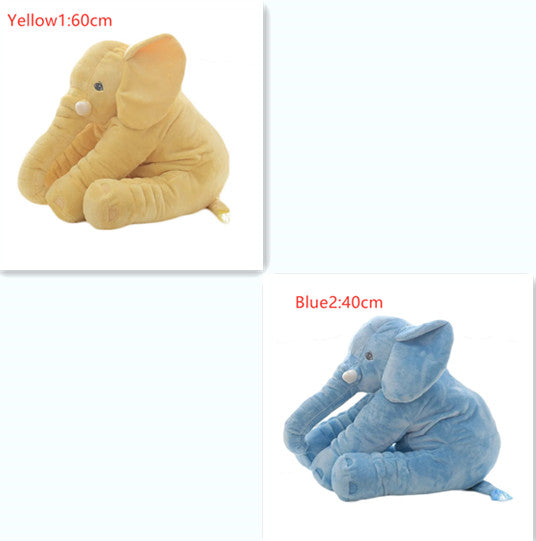 Elephant Plush Pillow — Kids' Nap Cushion