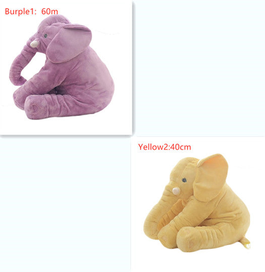 Elephant Plush Pillow — Kids' Nap Cushion