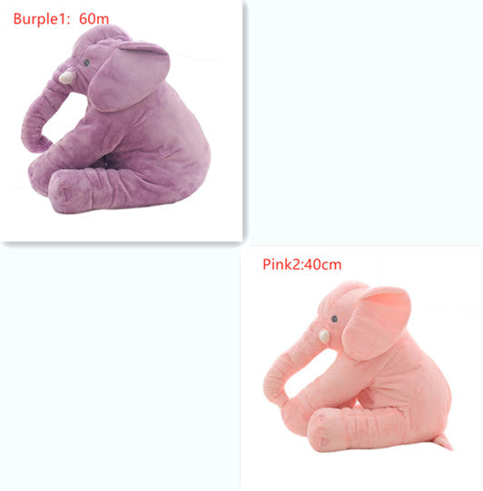 Elephant Plush Pillow — Kids' Nap Cushion
