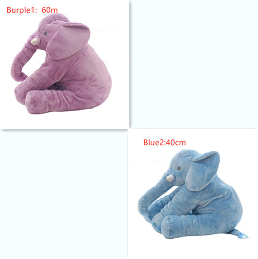 Elephant Plush Pillow — Kids' Nap Cushion