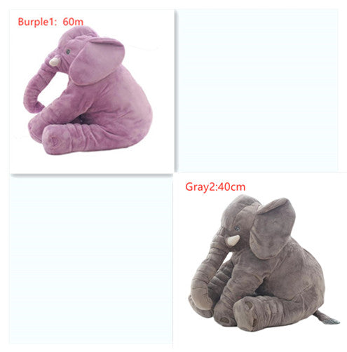 Elephant Plush Pillow — Kids' Nap Cushion