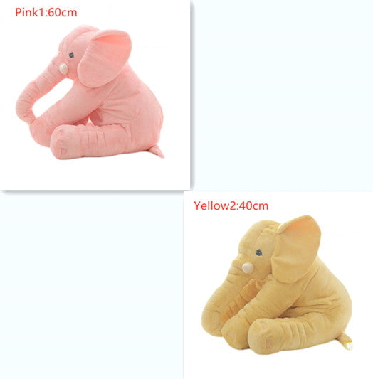 Elephant Plush Pillow — Kids' Nap Cushion