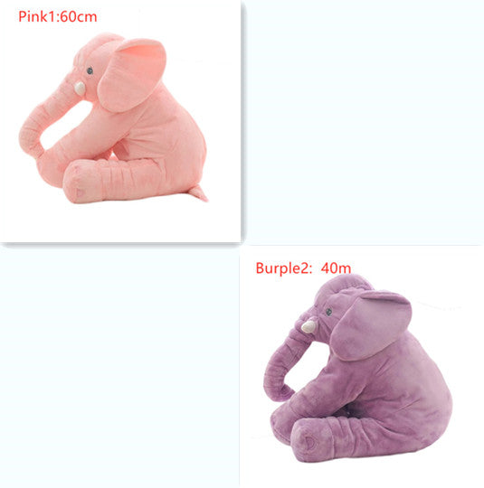 Elephant Plush Pillow — Kids' Nap Cushion