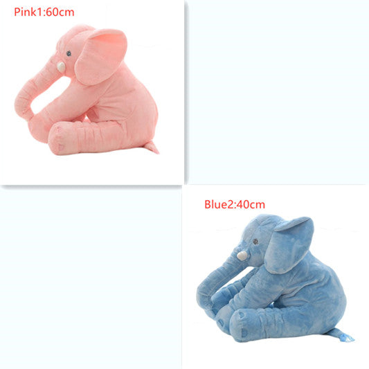 Elephant Plush Pillow — Kids' Nap Cushion