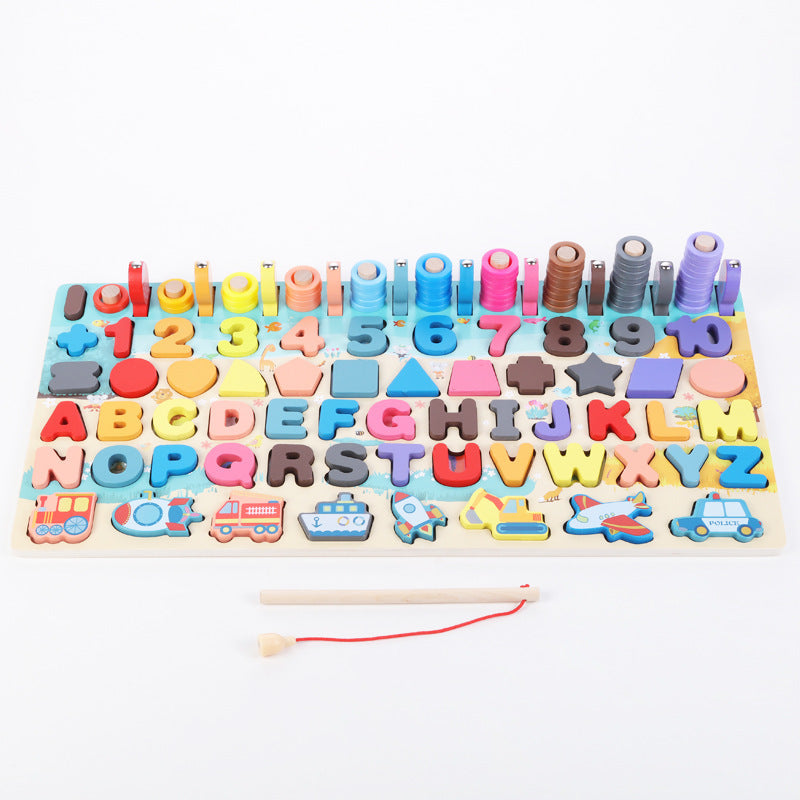 Montessori Fishing & Math Toy Set