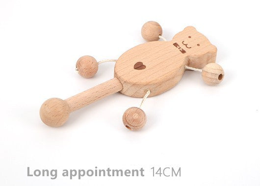 Wooden Baby Rattle & Development Toy
