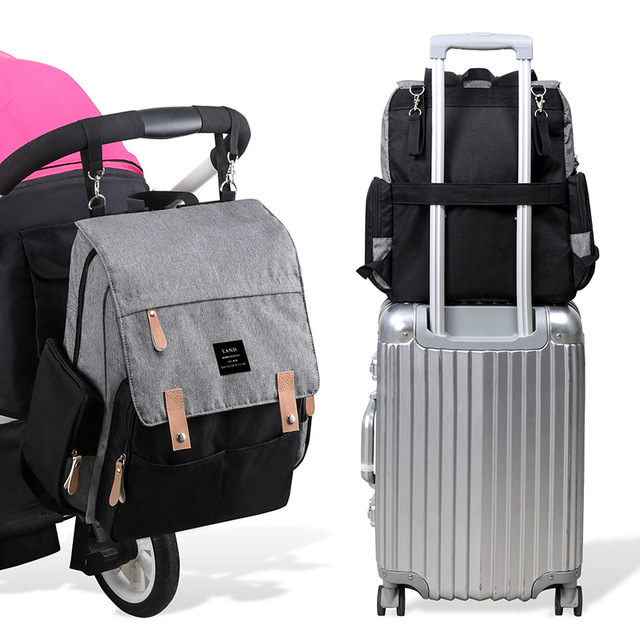 Multi-Function Mommy Backpack — Diaper Bag with USB