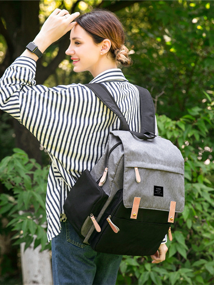 Multi-Function Mommy Backpack — Diaper Bag with USB