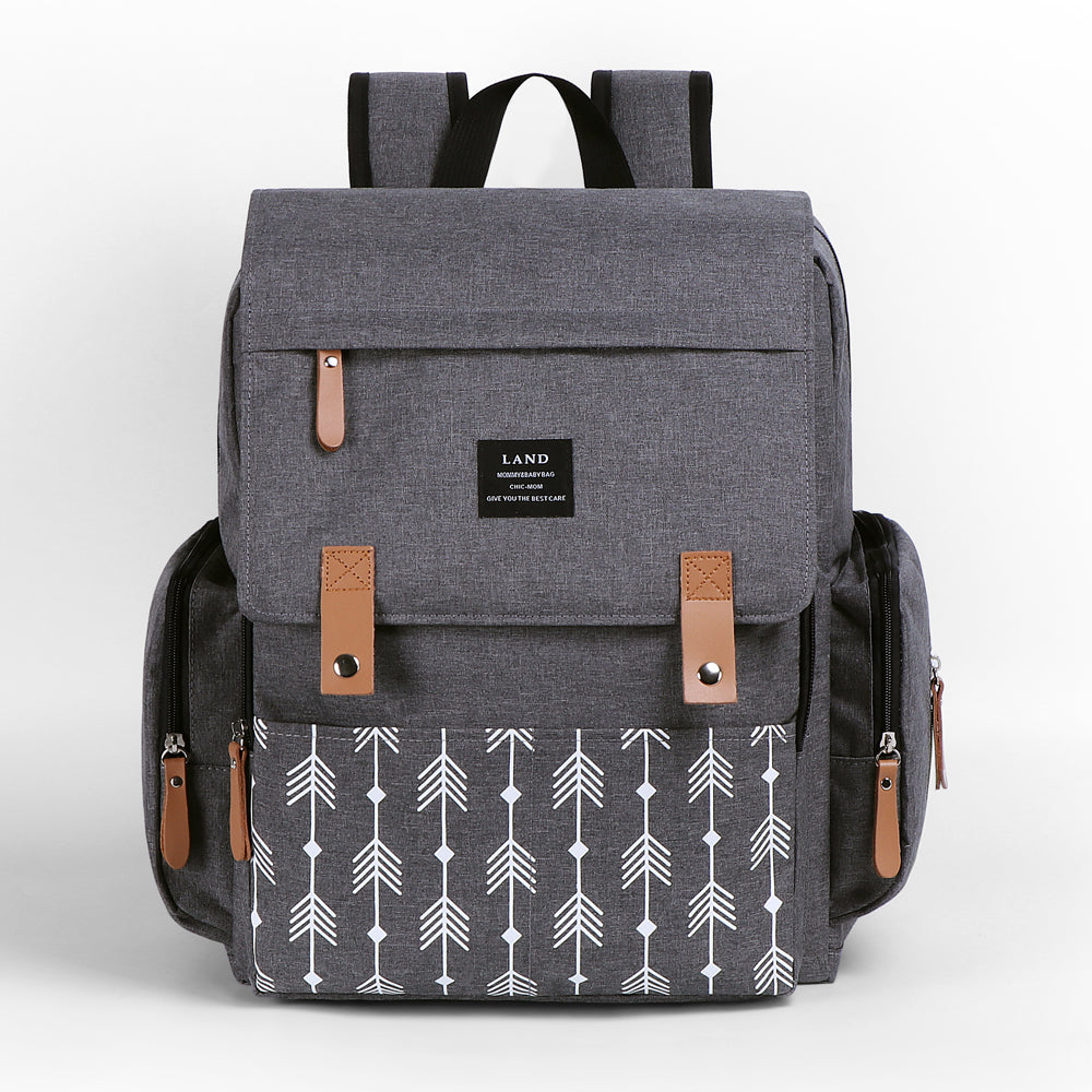 Multi-Function Mommy Backpack — Diaper Bag with USB