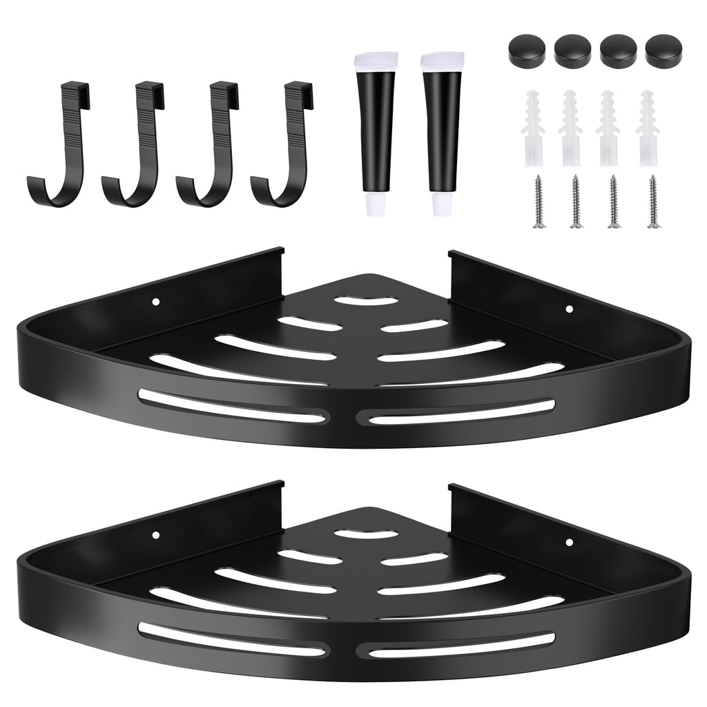 Adhesive Corner Shower Caddy — 2-Piece Set — view 7