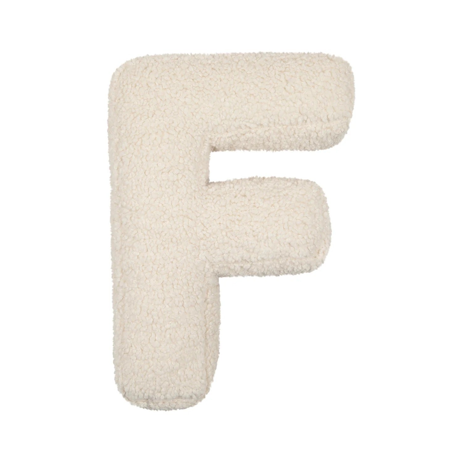 Lambswool Letter Cushion — Decorative Kids' Pillow