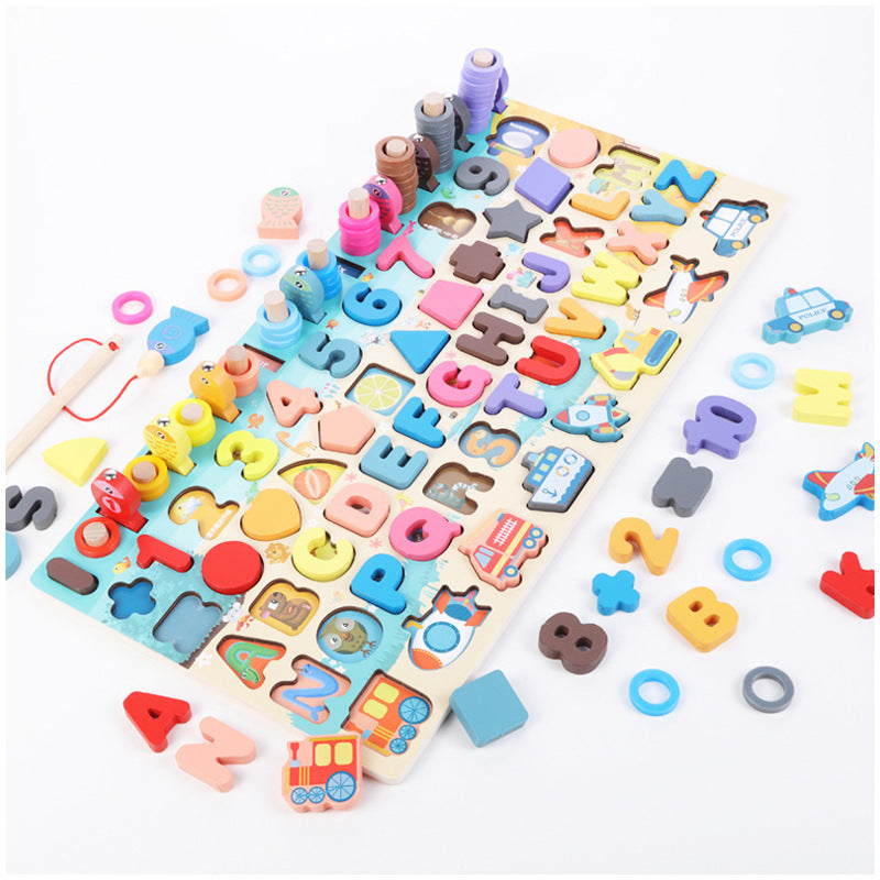 Montessori Fishing & Math Toy Set