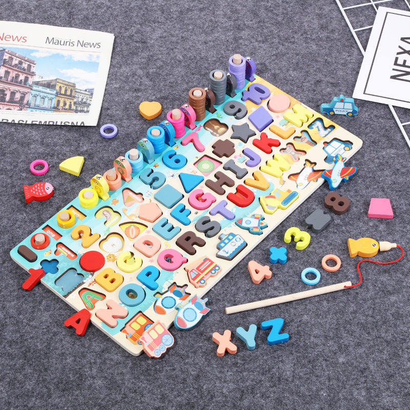 Montessori Fishing & Math Toy Set