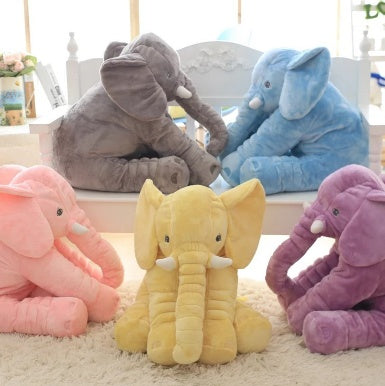 Elephant Plush Pillow — Kids' Nap Cushion
