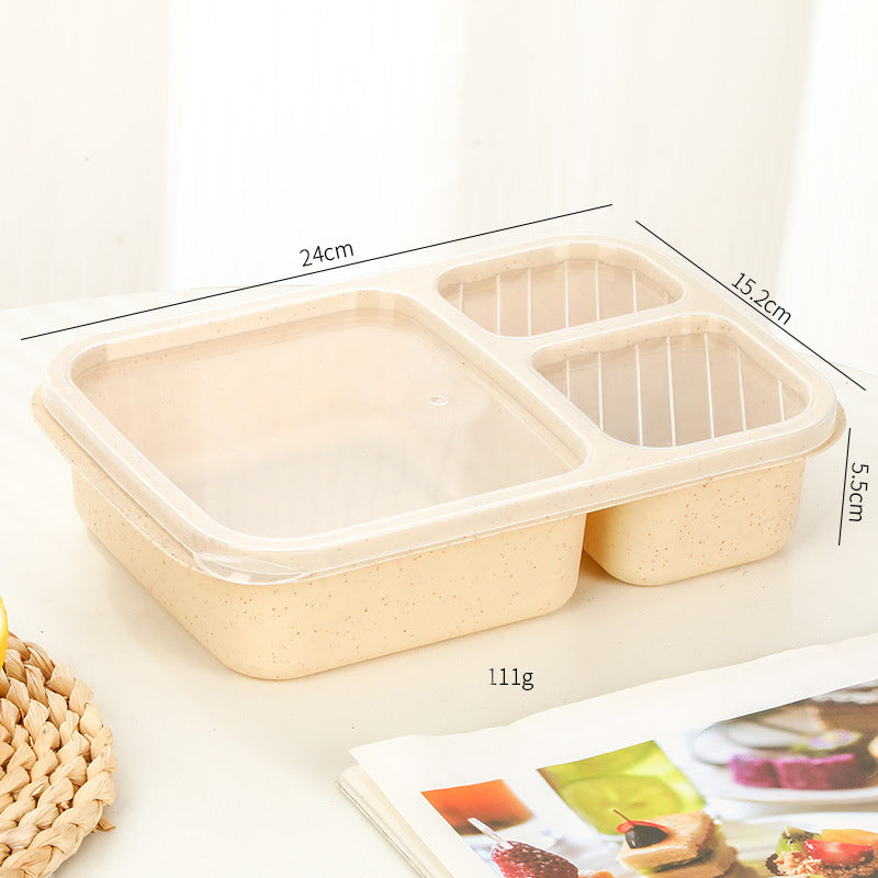 Bento Snack Box — 4 Compartments, Leakproof Lid