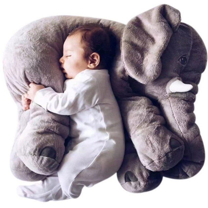 Elephant Plush Pillow — Kids' Nap Cushion