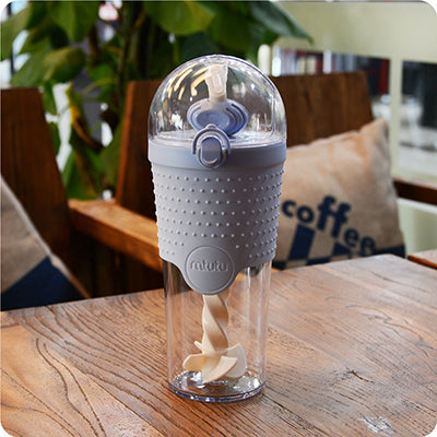 Kids' 500ml Water Bottle with Straw — BPA-Free