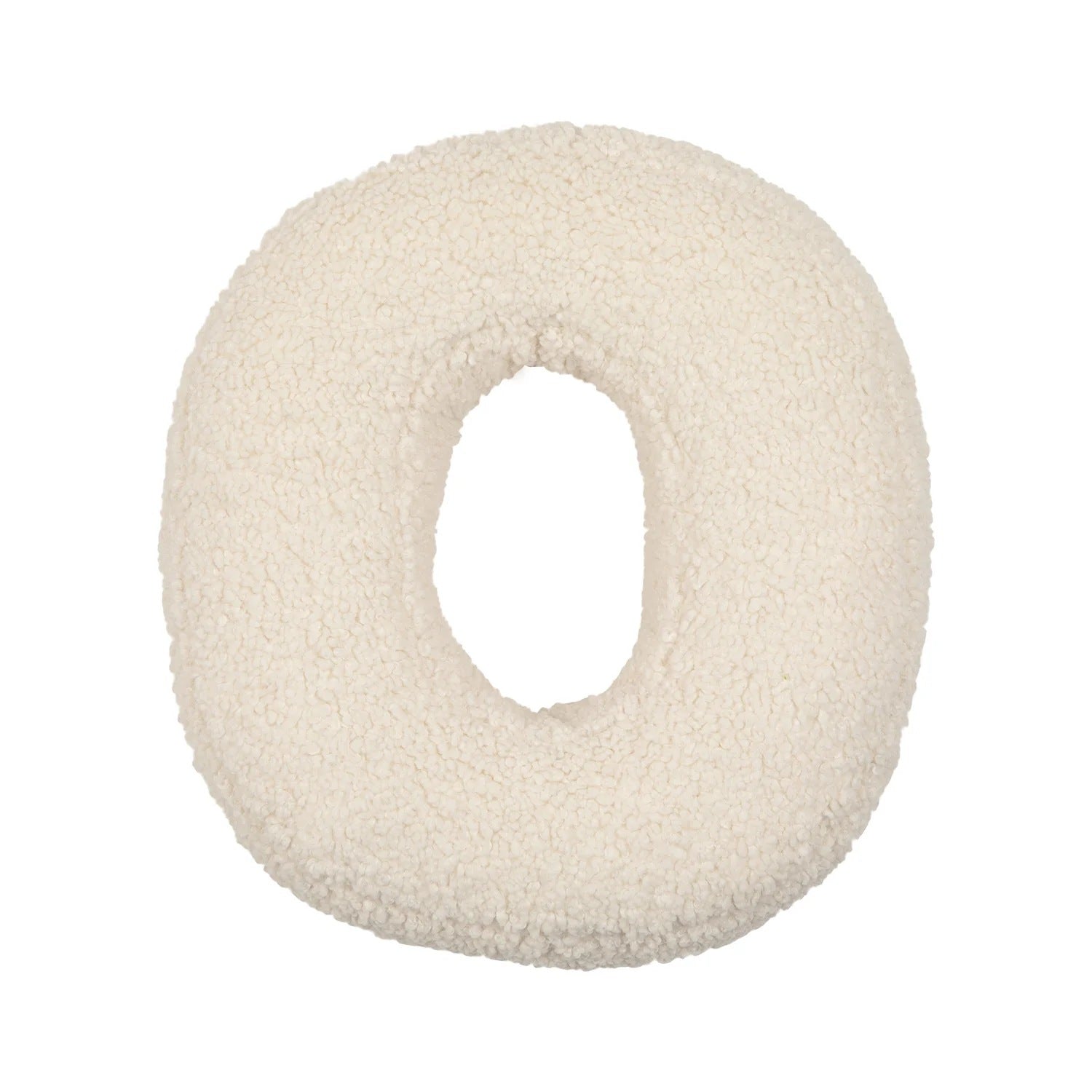 Lambswool Letter Cushion — Decorative Kids' Pillow