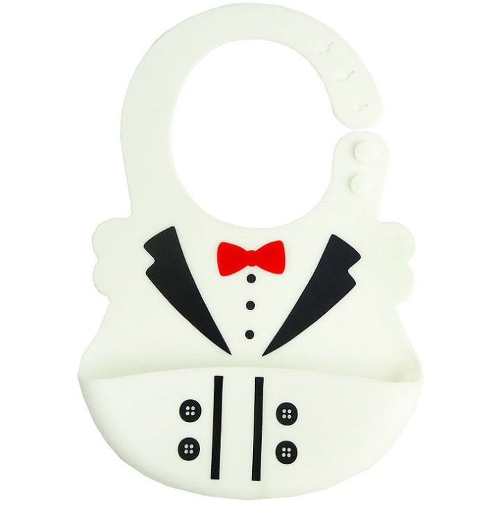 Silicone Baby Bib with Food-Catcher Pocket