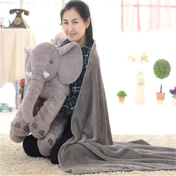 Elephant Plush Pillow — Kids' Nap Cushion