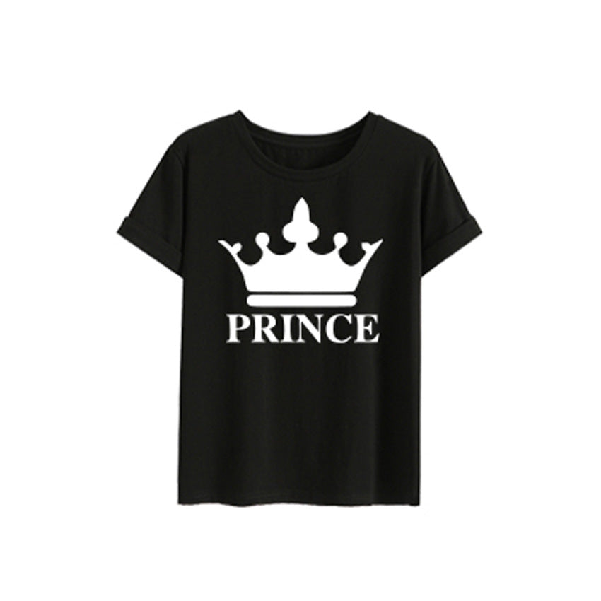 Family Matching Crown Print T-Shirt