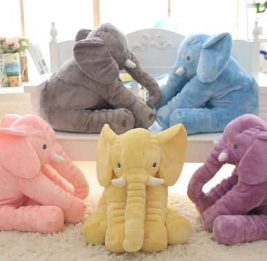Elephant Plush Pillow — Kids' Nap Cushion