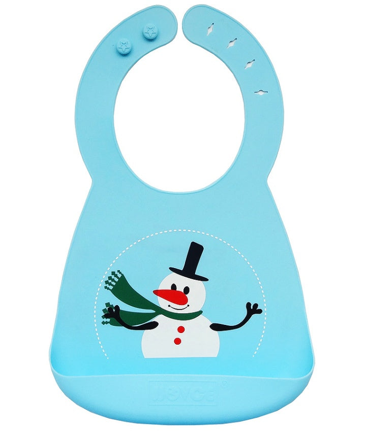 Silicone Baby Bib with Food-Catcher Pocket