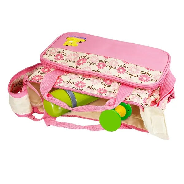 5-Piece Diaper Bag Set with Changing Pad