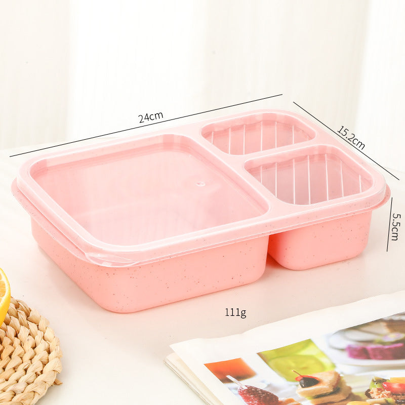 Bento Snack Box — 4 Compartments, Leakproof Lid