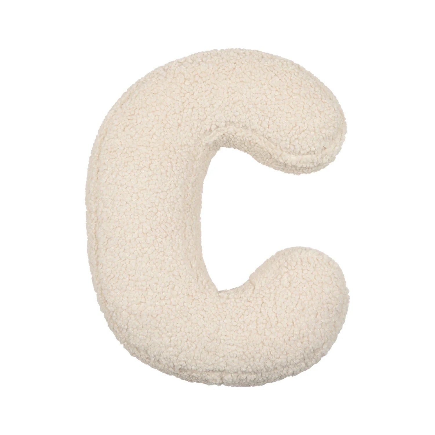 Lambswool Letter Cushion — Decorative Kids' Pillow