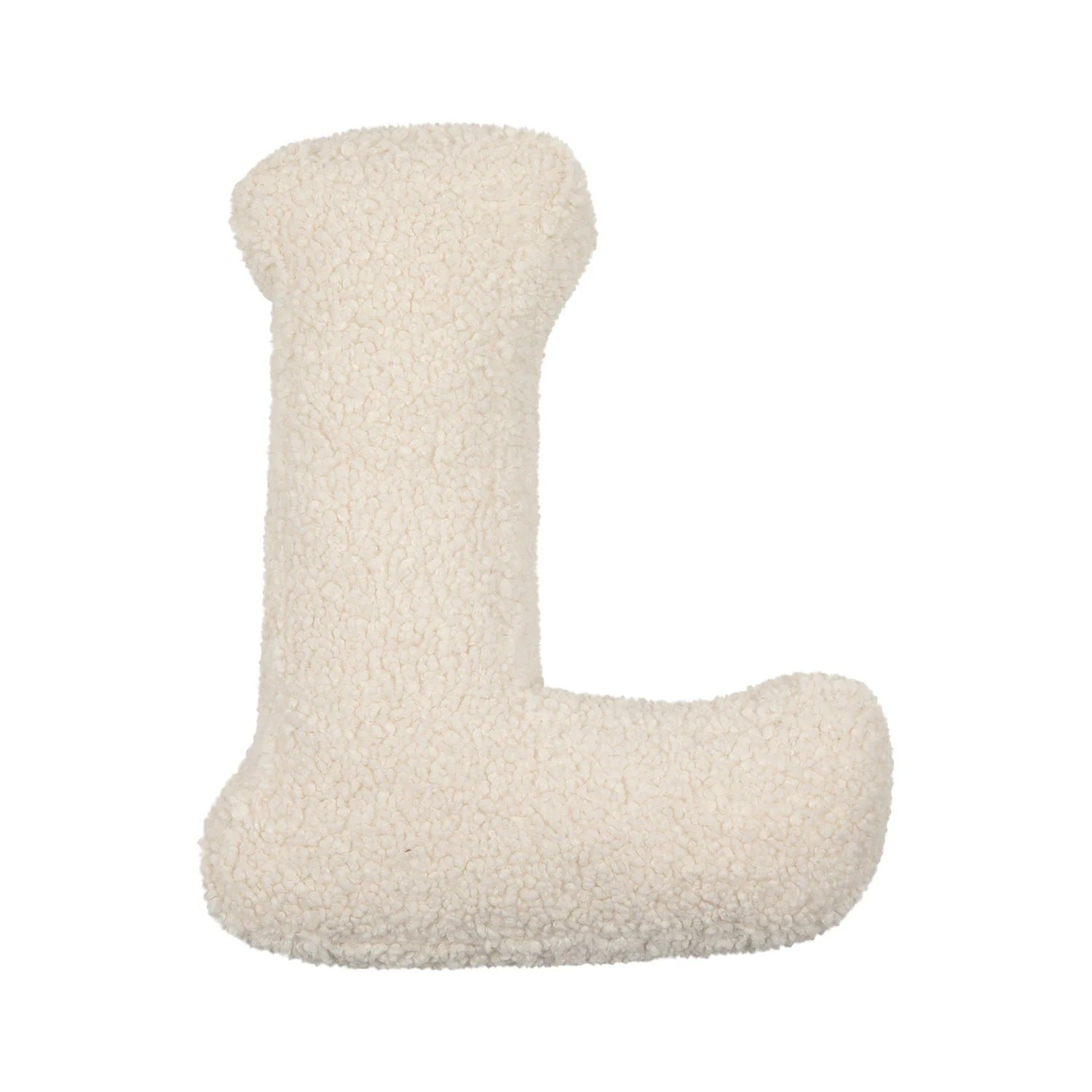 Lambswool Letter Cushion — Decorative Kids' Pillow