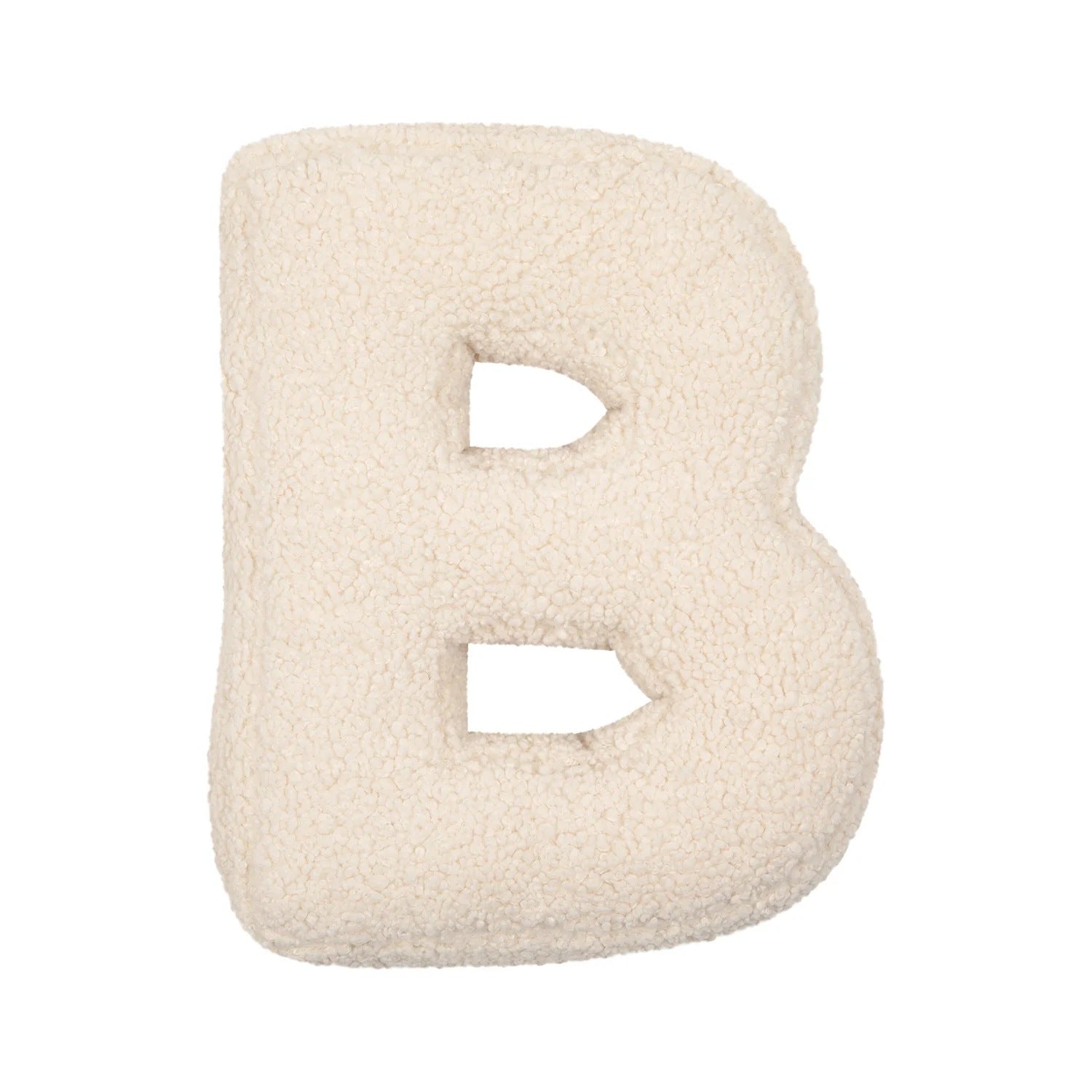 Lambswool Letter Cushion — Decorative Kids' Pillow